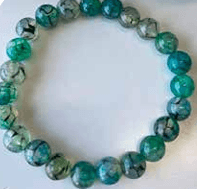 Ágata Vena de Dragón Verde